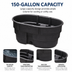 Thumbnail image #3 for Rubbermaid Commercial Products 150 Gallon Black Structural Foam Stock Tank