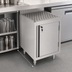 Thumbnail image #3 for Slim-Line Freestanding Underbar Storage Cabinet with Drainboard, Right-Hinged Locking Door, 18 x 18 x 32-1/2 Inches