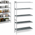 Thumbnail image #3 for Fermostock 5-Tier Add-On Polymer Shelving Expansion Kit, 31 x 18 x 83 Inches