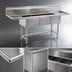 Thumbnail image #3 for Eagle Group BlendPort® BPFC Series 3-Compartment Stainless Steel Sink with Dual 24-Inch Drainboards