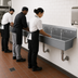 Thumbnail image #3 for Advance Tabco 120-Inch Wall-Mounted Multiwash Hand Sink with 6 Faucet Hole Sets