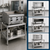 Thumbnail image #3 for New Age Modular Aluminum Stationary Equipment Stand, 30 x 20 x 36 Inches, 2 Adjustable Solid Shelves