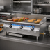 Thumbnail image #3 for RedHots Chef's Line Extra-Deep 36-Inch Countertop LP Gas Griddle with Thermostatic Controls