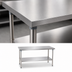 Thumbnail image #3 for Deluxe Series 72-Inch x 30-Inch Stainless Steel Work Table with Adjustable Undershelf