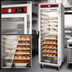 Thumbnail image #4 for Mobile Non-Insulated Stainless Steel Heated Holding and Proofing Cabinet, 18-Level Full-Size Sheet Pan Capacity, Glass Door