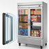 Thumbnail image #3 for True 2-Section Reach-In Glass Door Freezer, Stainless Steel, Self-Contained, -10°F