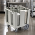 Thumbnail image #4 for Cambro Versa 4-Column Dish Caddy for 11-1/4 Inch Round or 9-1/2 Inch Square Plates, Speckled Gray