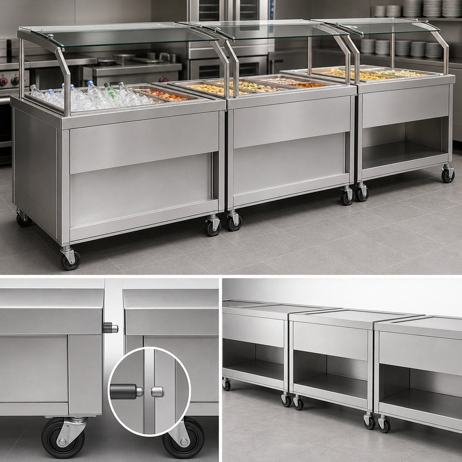 Modular Serving Counter Design