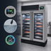 Thumbnail image #3 for Pesciugatore® Free-Standing Fish Curing Cabinet with Integrated pH System, 440 lb Capacity, 220V