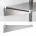 Thumbnail image #3 for Eagle Group Left Single-Knob Shelf Bracket for Cantilevered Shelving, 21 Inch, Stainless Steel