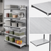 Thumbnail image #3 for Cambro Camshelving Elements XTRA Stationary Solid Add-On Shelving Unit, 18