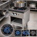 Thumbnail image #3 for Bake Tech Innovation Radiance 18-Inch Floor Model Stainless Steel Stock Pot Range, 79,000 BTU