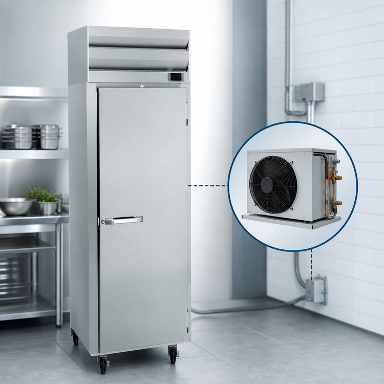 Product image #3 for Howard-McCray R-SF22 Single-Section Remote Reach-In Freezer, 22 Cu. Ft.