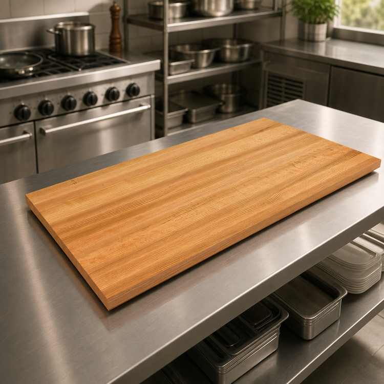 Product image #3 for John Boos Appalachian Red Oak Edge Grain Kitchen Countertop, 72 x 25 x 1-1/2 Inches, Varnique Finish
