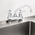 Thumbnail image #3 for Fisher Commercial Manual Deck-Mount Faucet with 12-Inch Swing Spout and 4-Inch Centers