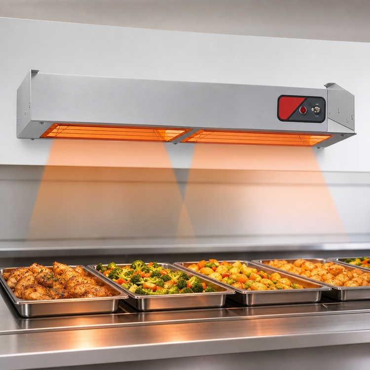 Product image #3 for Nemco 72-Inch Dual Infrared Strip Heater with On/Off Toggle Switch, 240V
