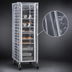Thumbnail image #3 for Panco Full-Height Clear Vinyl Rack Cover with Dual Zippers, 24 x 30 x 69 Inches