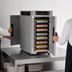 Thumbnail image #4 for Metro HotBlox™ Narrow 8-Pan Pass-Thru Countertop/Stacking Insulated Holding Cabinet with Solid Front and Rear Doors