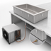 Thumbnail image #3 for Vollrath 36456R Remote Refrigerated Drop-In Cold Pan, 1-Pan, 6-5/8 Inch Deep Well