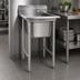Thumbnail image #3 for Eagle Group 314 Series 1-Compartment Stainless Steel Sink with Right Drainboard