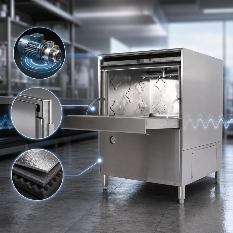Product image #3 for CMA Energy Mizer L-1C Undercounter Door-Type Low-Temperature Chemical Sanitizing Glasswasher