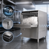 Thumbnail image #3 for CMA Energy Mizer L-1C Undercounter Door-Type Low-Temperature Chemical Sanitizing Glasswasher