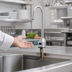 Thumbnail image #3 for T&S Brass ChekPoint Electronic Touchless Single-Hole Deck-Mount Gooseneck Faucet with 1.2 GPM Vandal-Resistant Aerator