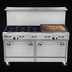 Thumbnail image #3 for Southbend Ultimate 60-Inch Commercial Gas Restaurant Range with 3 Star/Saute Burners, 2 Pyromax Burners, 24-Inch Griddle, Standard Oven and Cabinet Base