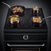 Thumbnail image #3 for Summit Commercial 24-Inch Freestanding Induction Smooth-Top Range with Standard Oven, 4-Burner Cooktop, 2.92 Cu. Ft., Jet Black