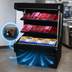 Thumbnail image #3 for Howard-McCray Ovation Series 39-Inch Wide Meat Open Merchandiser, Self-Contained Refrigeration, Black