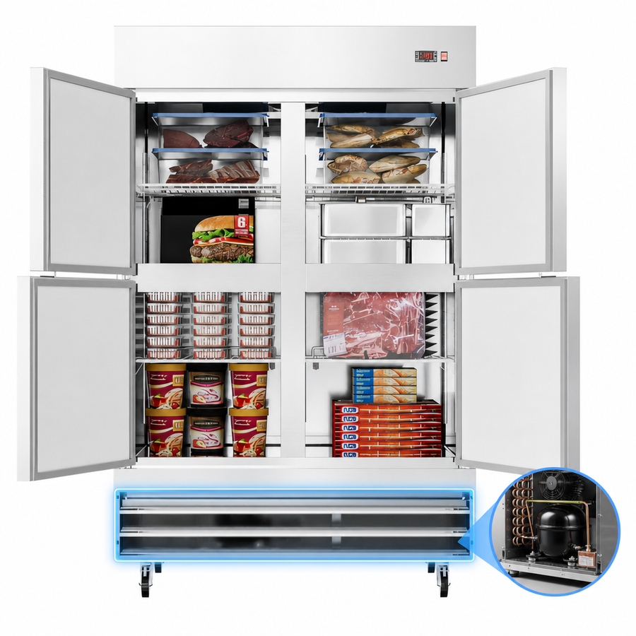 Bottom-Mount Self-Contained Refrigeration
