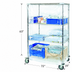 Thumbnail image #3 for Quantum 10-Gauge Clear Vinyl Wire Cart Cover with Velcro Flap, 24 x 72 x 63 Inches