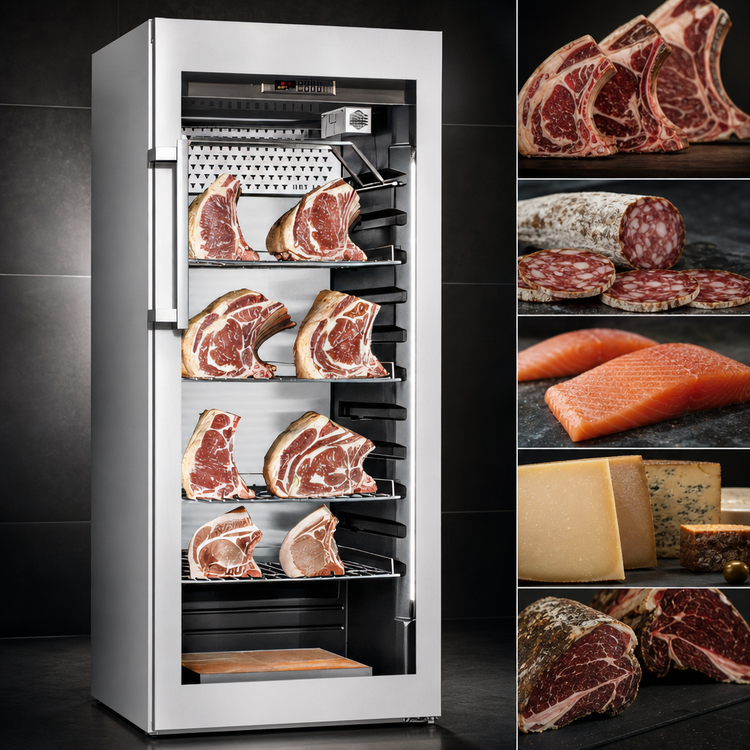 Product image #4 for DRY AGER USA UX 1500 PRO S Professional Reach-In Dry Aging Cabinet, 17.0 Cu. Ft., 220 lb. Load Capacity