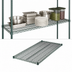 Thumbnail image #4 for Winco 60 Inch x 24 Inch Epoxy Coated Green Wire Shelf with 4 Sleeve Clips