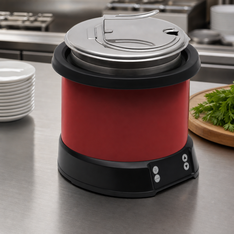 Product image #4 for Vollrath Mirage® 7-Quart Red Induction Countertop Rethermalizer
