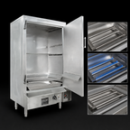 Thumbnail image #3 for Town Equipment MasterRange SM-24-L-SS-N 24-Inch Natural Gas Smokehouse Smoker, 45,000 BTU, Fully Insulated