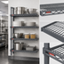 Thumbnail image #3 for Eagle Valu-Master 4-Tier Add-On Wire Shelving Unit, 30