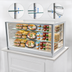 Thumbnail image #3 for Italian Glass Series 36 Inch Drop-In Refrigerated Counter Display Case with 3-Tier Adjustable Shelves