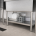 Thumbnail image #3 for Eagle Group 24-Inch x 24-Inch Galvanized Dishtable Undershelf
