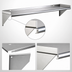 Thumbnail image #3 for Wall-Mounted Tab-Lock Shelf with Mounting Brackets, 24