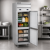 Thumbnail image #3 for Beverage Air P-Series Dual Temp One-Section Reach-In Refrigerator/Freezer with Top-Mounted Self-Contained Refrigeration and Lockable Half-Doors