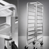 Thumbnail image #3 for Channel 518AP6 All-Welded Aluminum Platter Rack — Bottom-Load, 11 x 12.5-inch Platters, 15.25 in x 26 in x 64 in