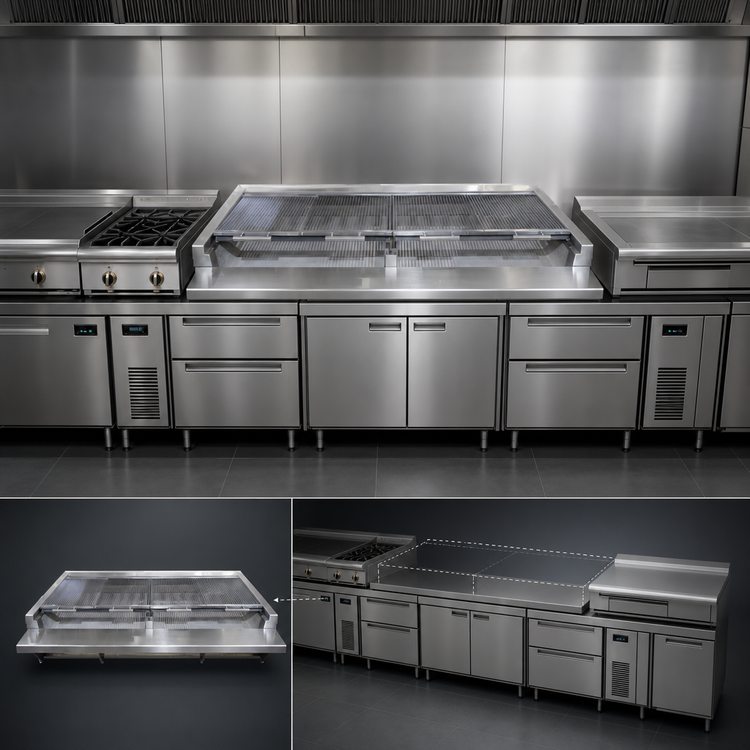 Product image #3 for Titan 48-Inch Modular Solid Fuel Broiler