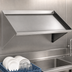 Thumbnail image #3 for Eagle Group Wall-Mounted Solid Slanted Rack Shelf, 63-Inch, Left-Side Drip Tube, 304 Stainless Steel
