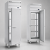 Thumbnail image #3 for Beverage-Air P Series One-Section Pass-Thru Freezer with Solid Swing Doors, Top-Mounted Self-Contained Refrigeration, 22.9 Cu. Ft.