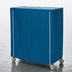 Thumbnail image #3 for Metro 60 x 18 x 54 Inch Mariner Blue Waterproof Banquet Cart Cover with Velcro Fastener