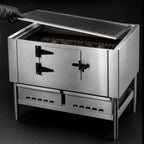 Thumbnail image #3 for Jade Range (Middleby) Titan JLB-72 72-Inch Wood-Burning Log Broiler with Firebrick-Insulated Chamber and Stainless Steel Exterior