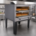 Thumbnail image #3 for Peerless CW61P Double-Deck Gas Pizza Oven with 42 x 32 Inch Hearth Stone Decks