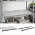 Thumbnail image #4 for Cambro Camshelving Premium Solid Shelf Kit, 24 x 48 Inches, Speckled Gray