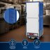 Thumbnail image #3 for Metro C5 3 Series Full-Height Mobile Heated Holding Cabinet with Blue Insulation Armour, Dutch Insulated Aluminum Doors, Fixed Wire Slides